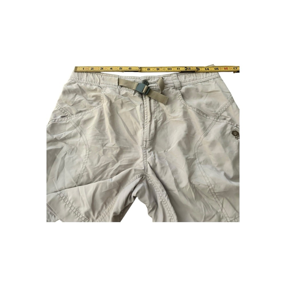 Mountain Hardwear Shorts‎ Mens Size 30 Beige Belted Hiking Outdoor Dad Nature - Picture 3 of 7